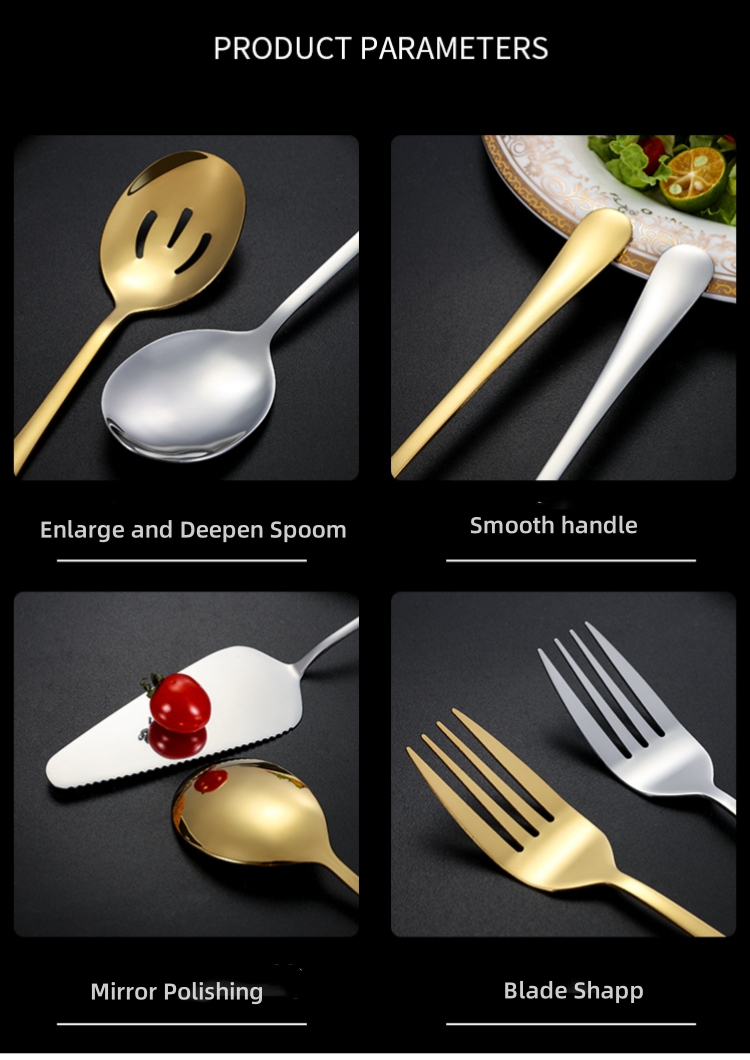 Custom Logo Stainless Steel Cutlery Set