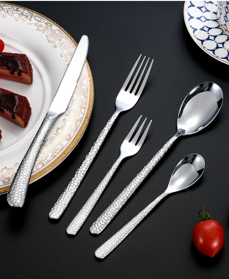 Creative Fish Scale Pattern Cutlery Flatware Set