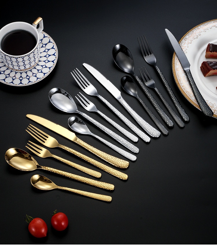 Creative Fish Scale Pattern Cutlery Flatware Set