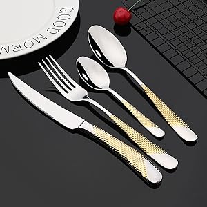 Creative Star Diamond Western Tableware Steak Knife Fork Spoon Set