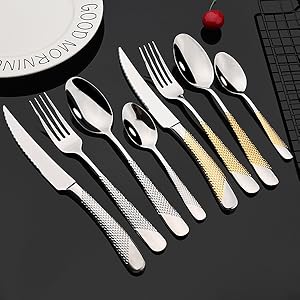 Creative Star Diamond Western Tableware Steak Knife Fork Spoon Set