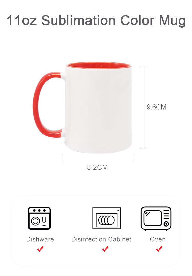 wholesale customized 11oz Sublimation ceramic Mugs Cup