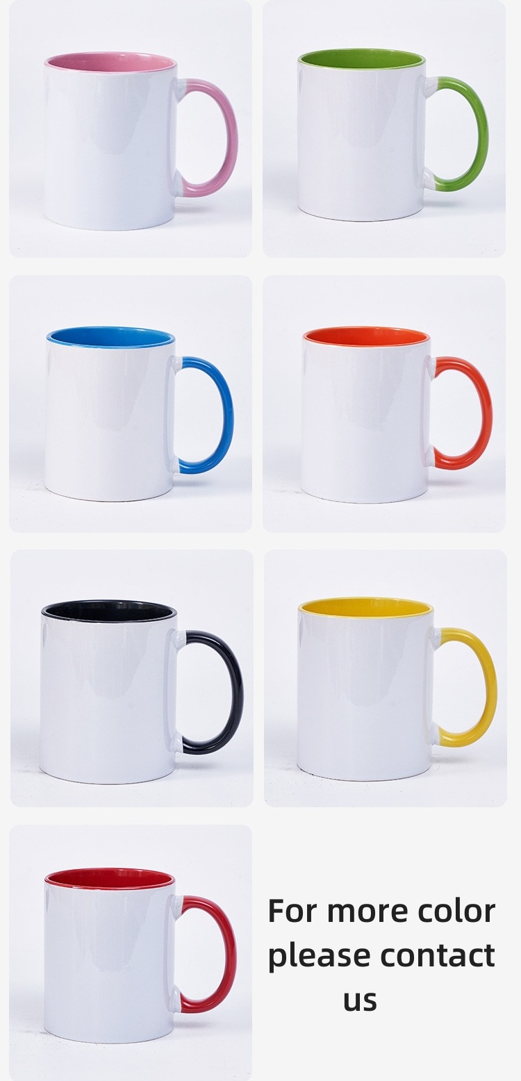 wholesale customized 11oz Sublimation ceramic Mugs Cup