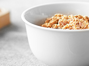 White Ceramic Soup Cereal Bowls