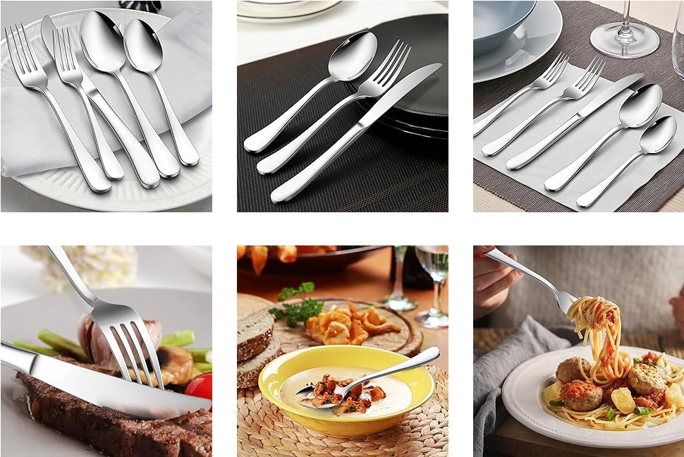 Heavy Duty Stainless Steel Silverware set