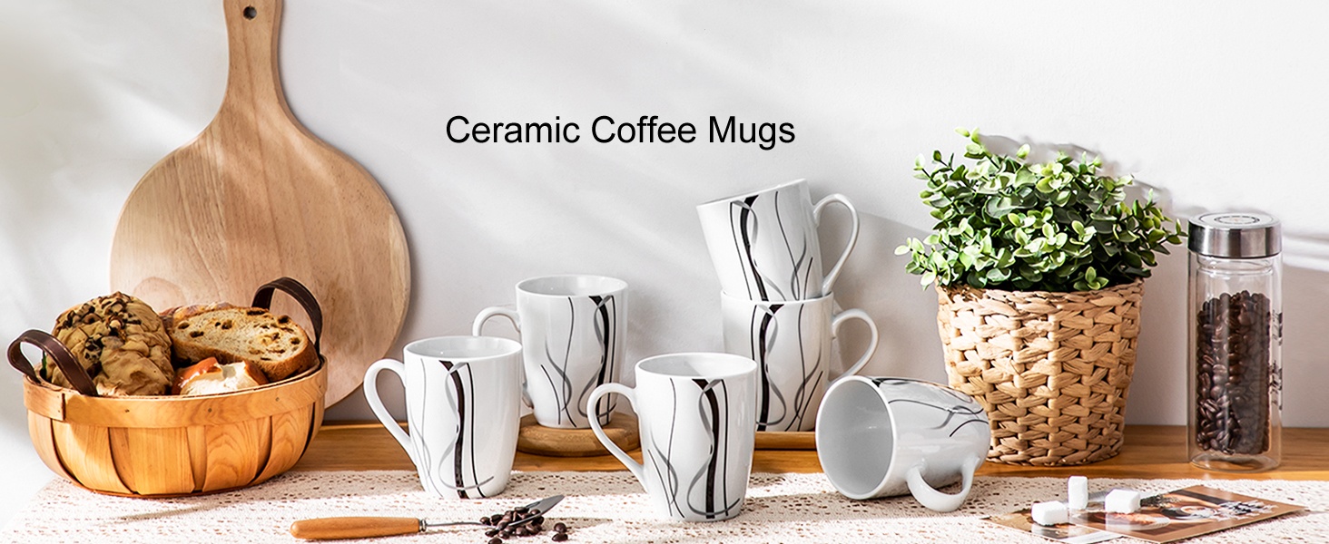 Ceramic Coffee Mugs with Handle