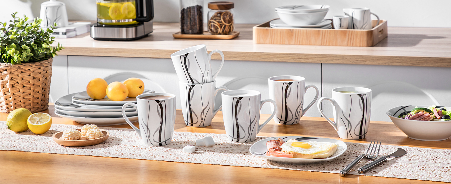 Ceramic Coffee Mugs with Handle