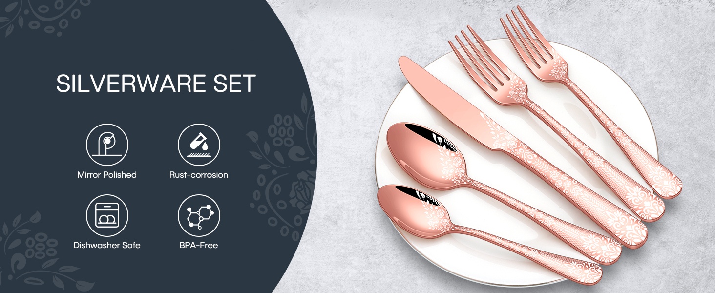 Fancyware Stainless Steel Silverware Set