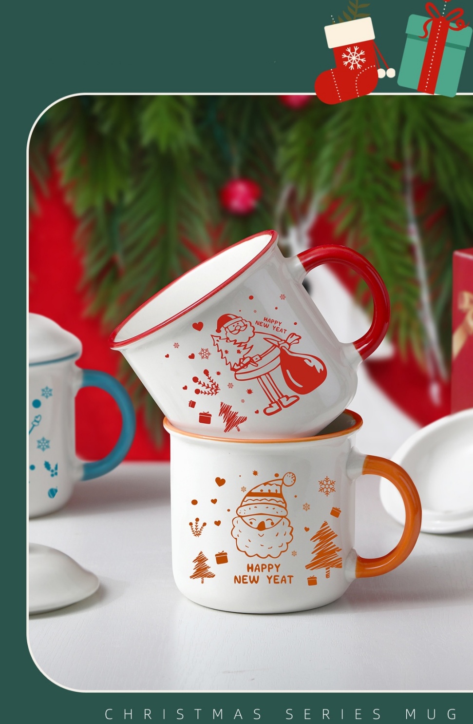 12 OZ Ceramic Christmas Mug