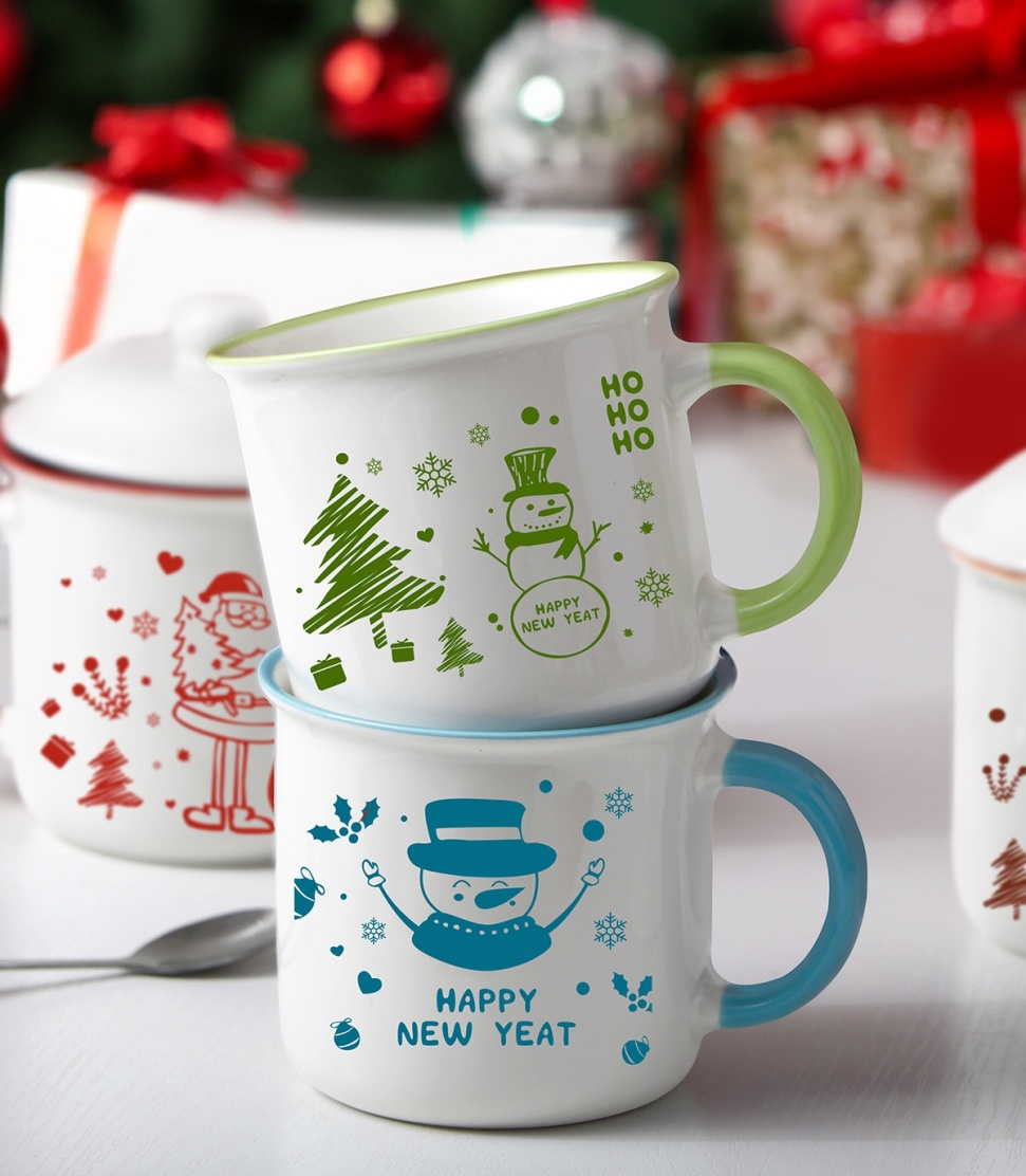 12 OZ Ceramic Christmas Mug