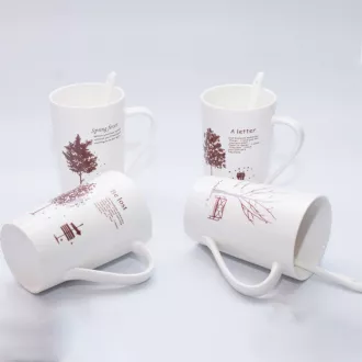 Coffee mug with handle