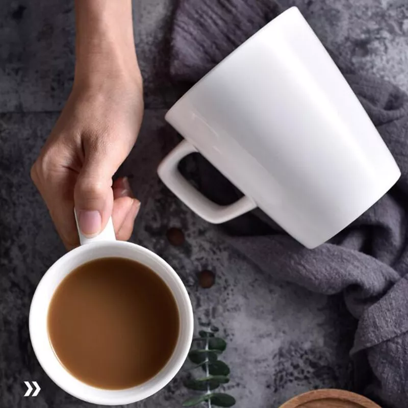 White Custom Logo ceramic mug