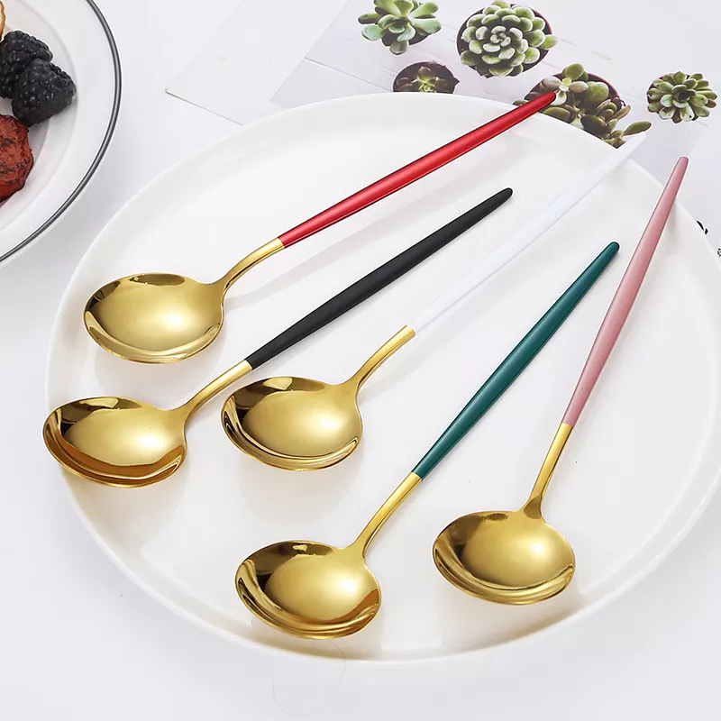 Custom travel wedding luxury stainless steel cutlery