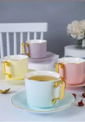 Custom Glaze Technique Ceramic Coffee Cups Manufacture in China