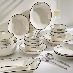 Elevate Your Dining Experience with Modern Decal Ceramic Tableware Manufacture in China