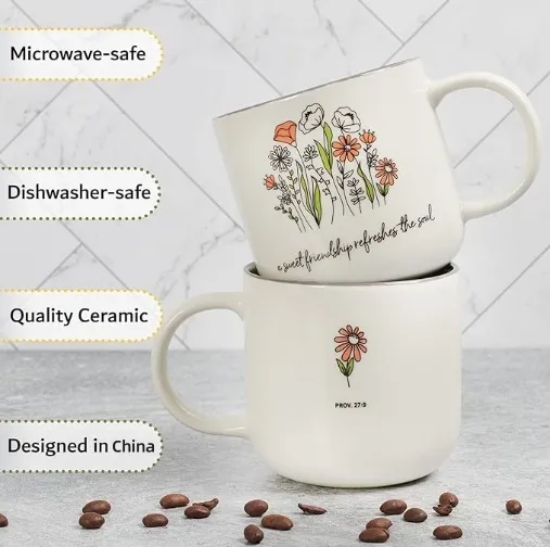 15 oz Ceramic Coffee & Tea Mug