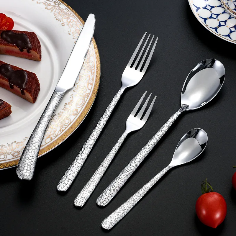 Creative Fish Scale Pattern Cutlery Flatware Set