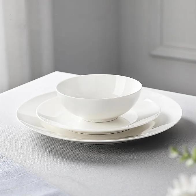 White Dessert Plates Small Cereal Bowls