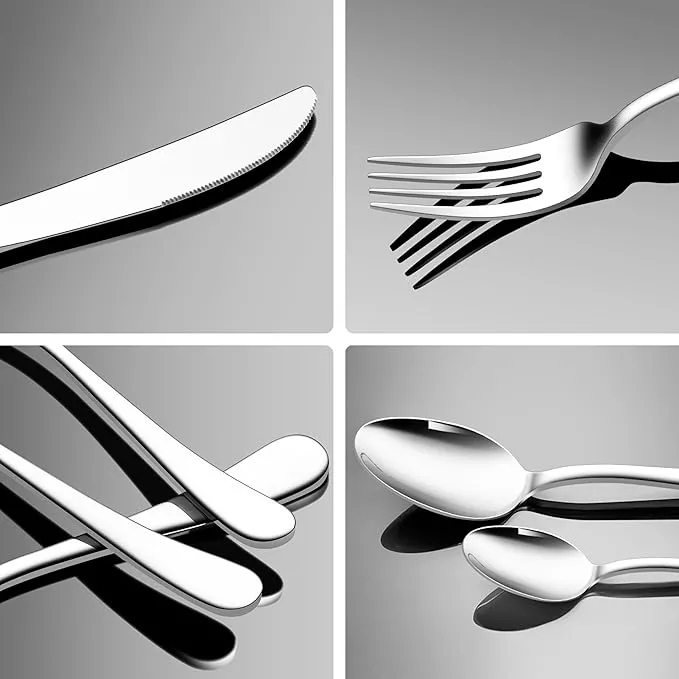 Heavy Duty Stainless Steel Silverware set