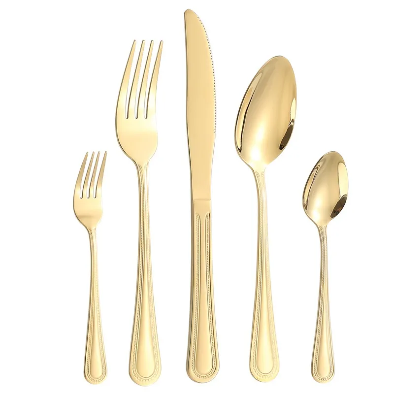 Pearled Edge Silverware Cutlery Set