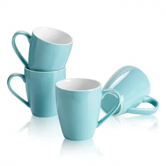 Porcelain Coffee Mugs - 16 Ounce