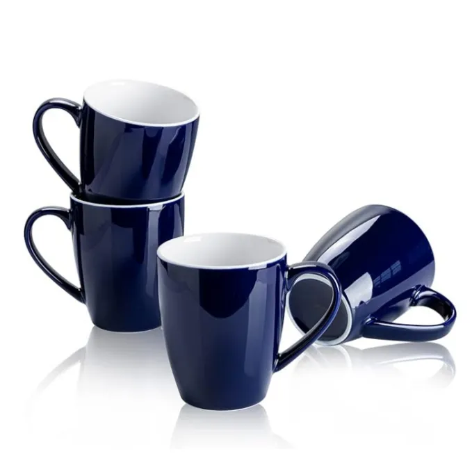 Porcelain Coffee Mugs - 16 Ounce