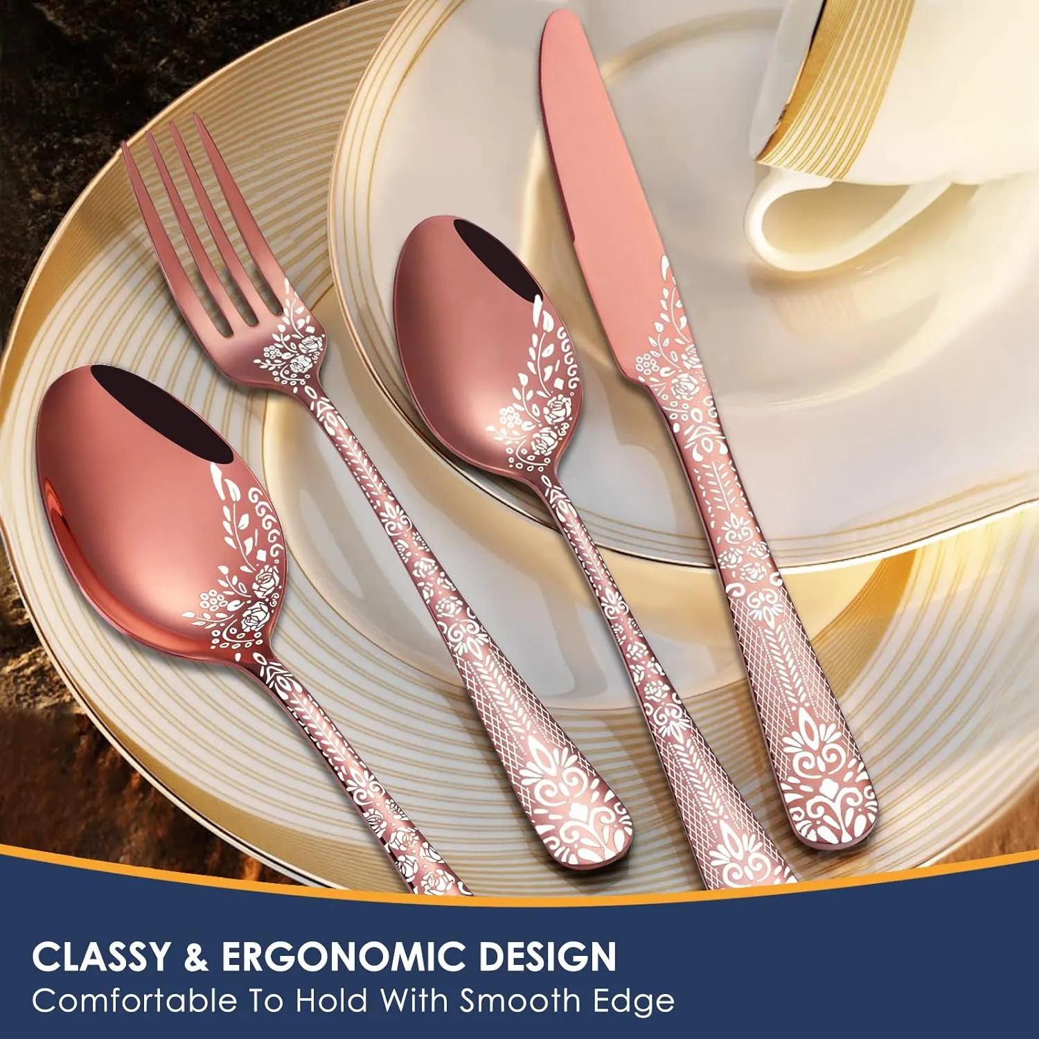 Fancyware Stainless Steel Silverware Set