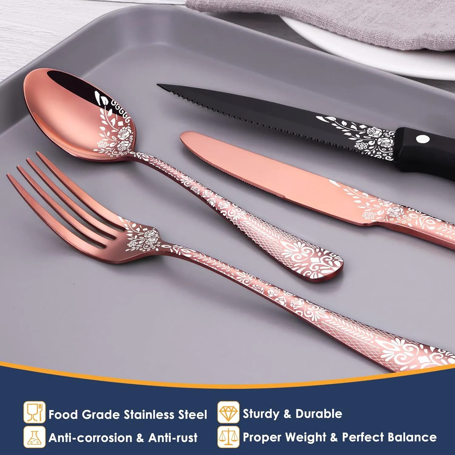 Fancyware Stainless Steel Silverware Set