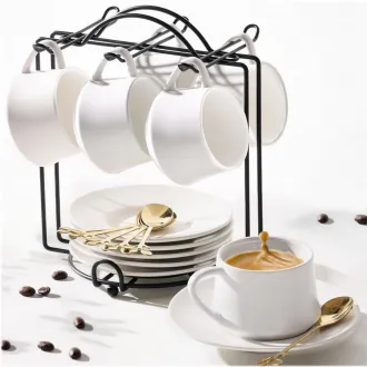 Ceramic Cappuccino Espresso Coffee Cups Set