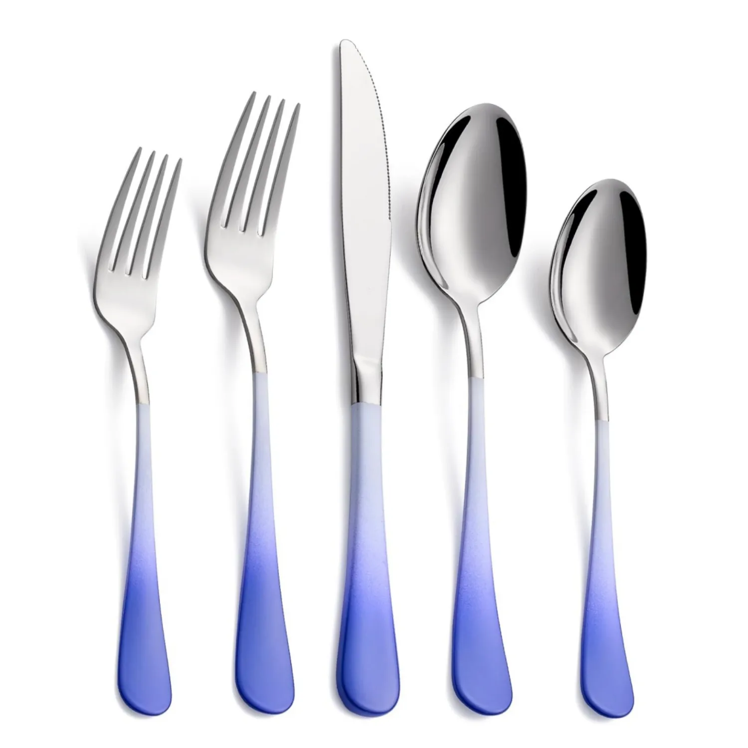 Stainless Steel Gradient Handle Cutlery Set