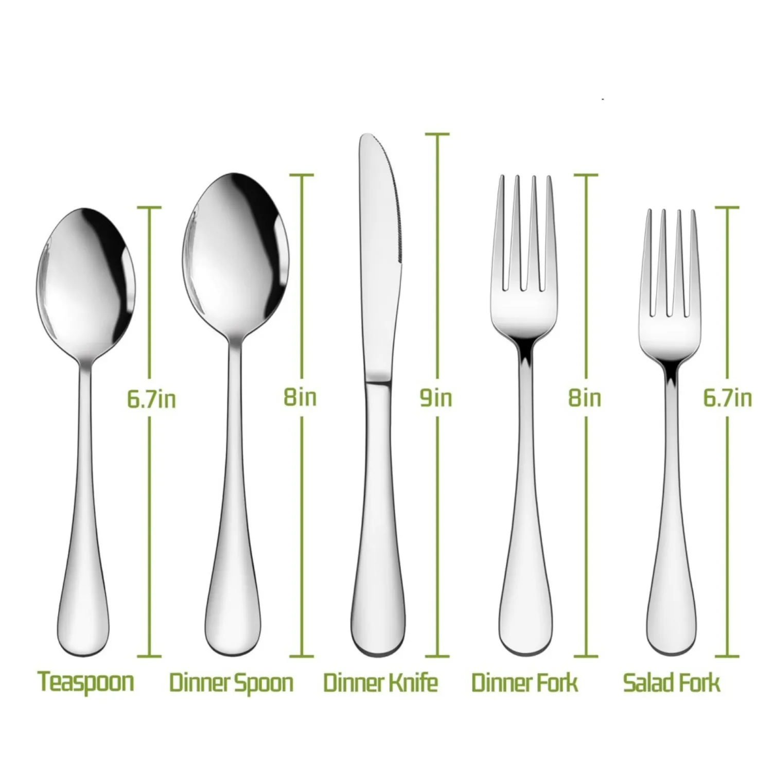 Stainless Steel Flatware Cutlery Set