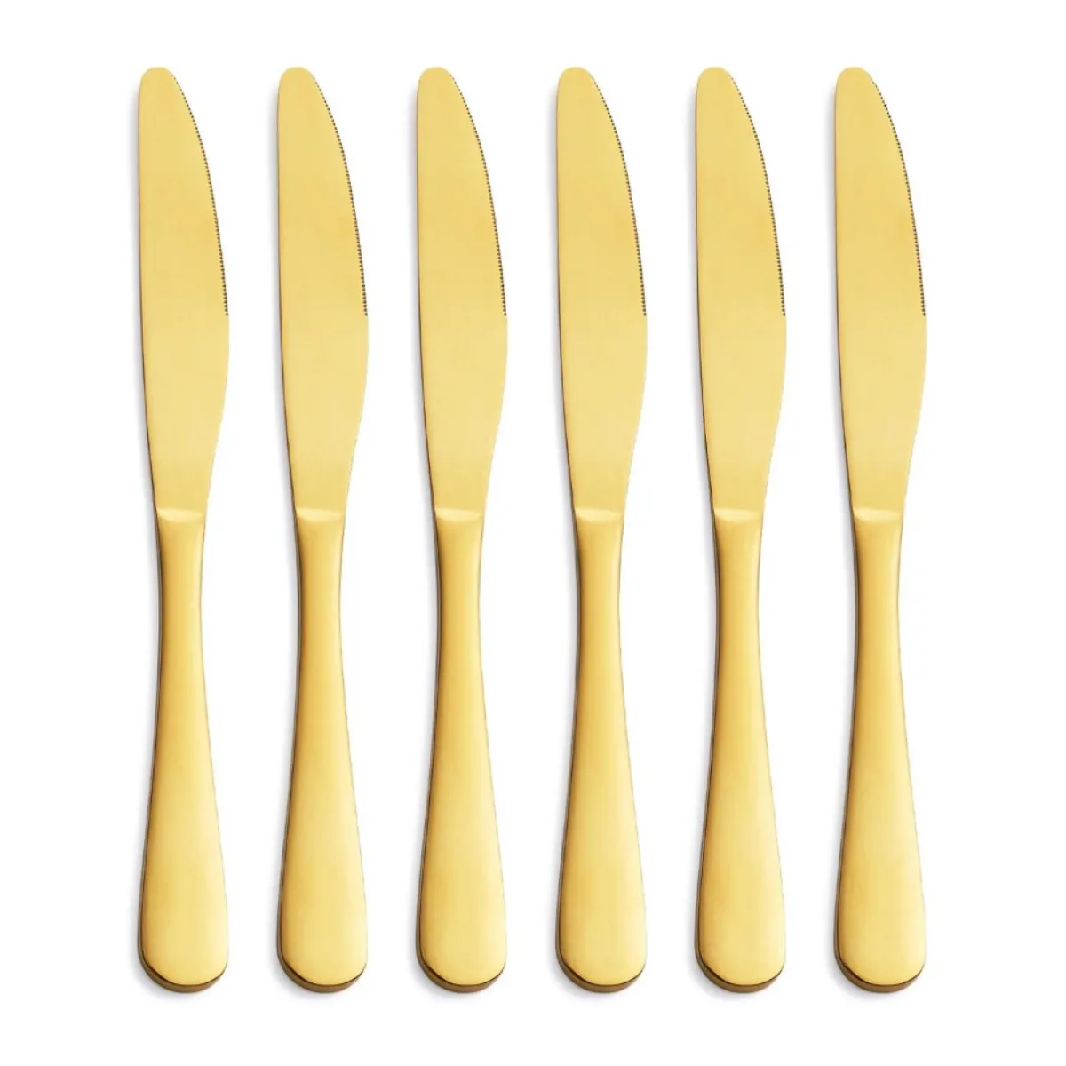 Stainless Steel Matte Gold Dinner Cutlery Set