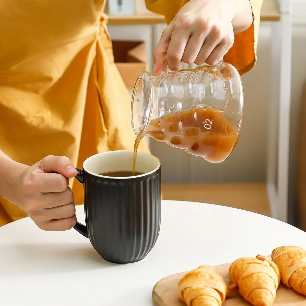 Large Ceramic Coffee Cups with Big Handle