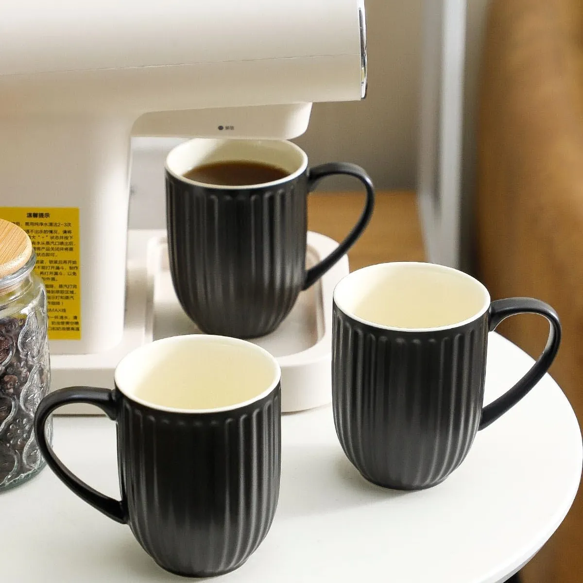 Large Ceramic Coffee Cups with Big Handle