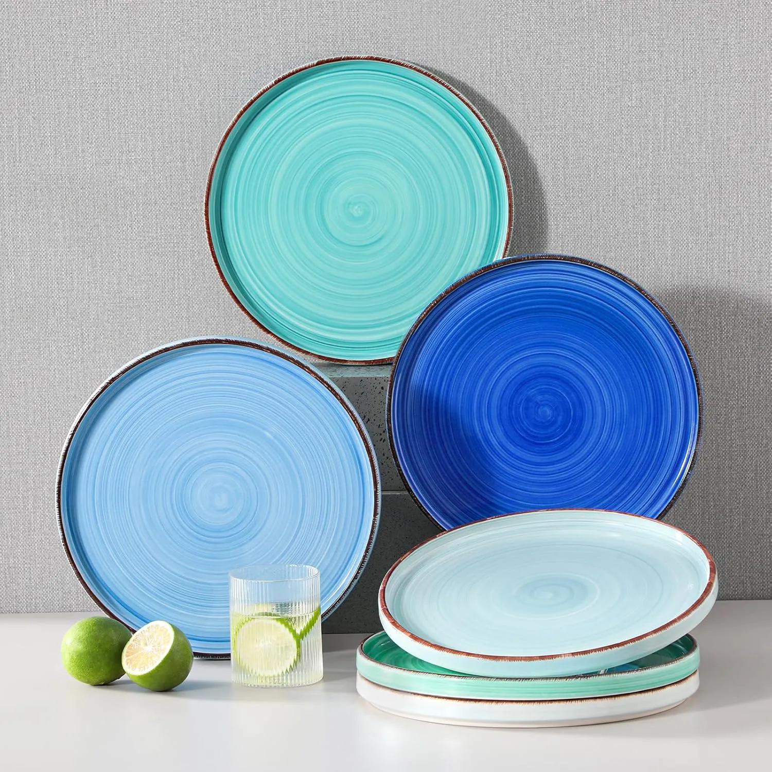 Underglaze Colored Ceramic Tableware Set