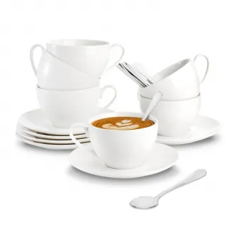 Espresso Porcelain  Coffee Cup and Saucer