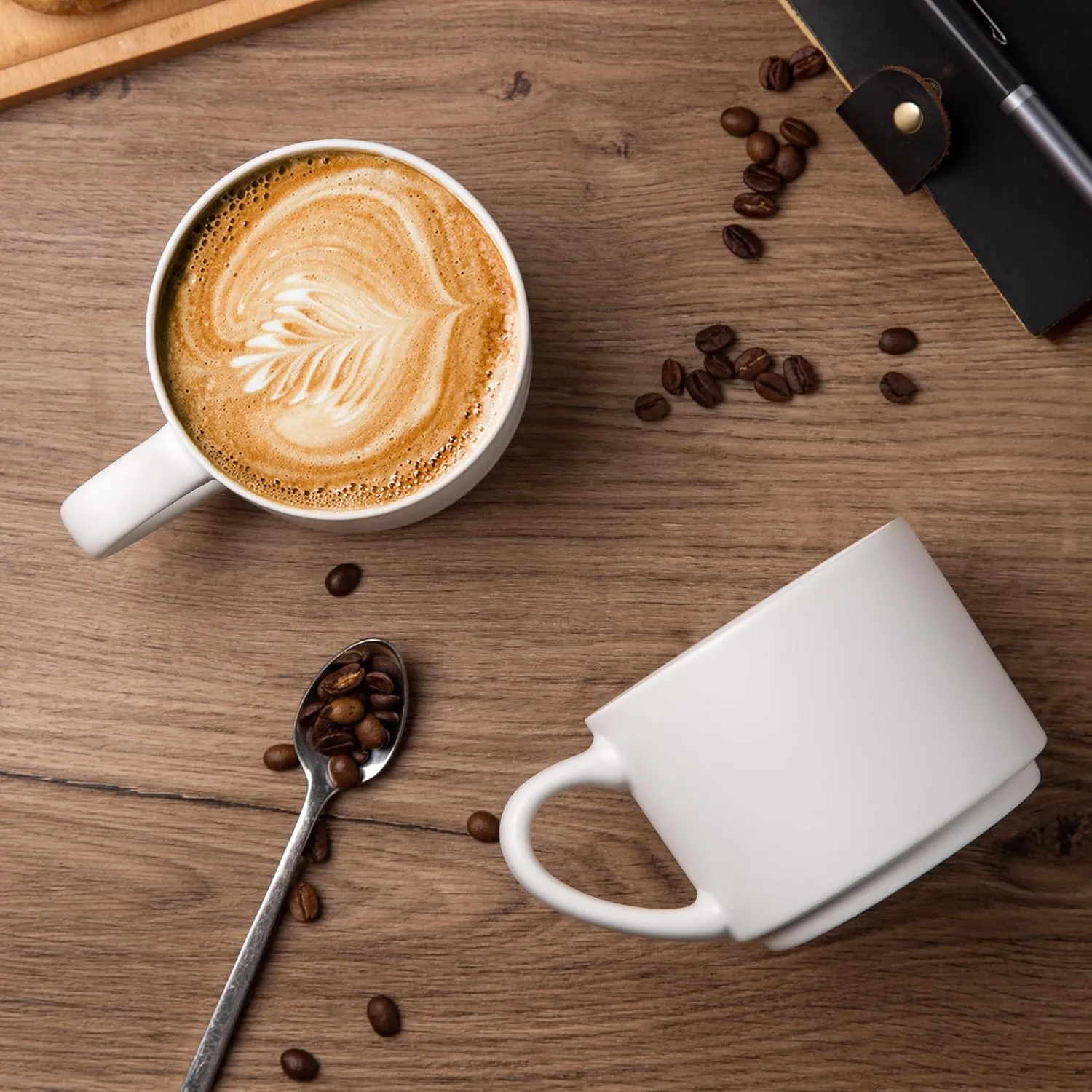 Stackable Ceramic Mugs