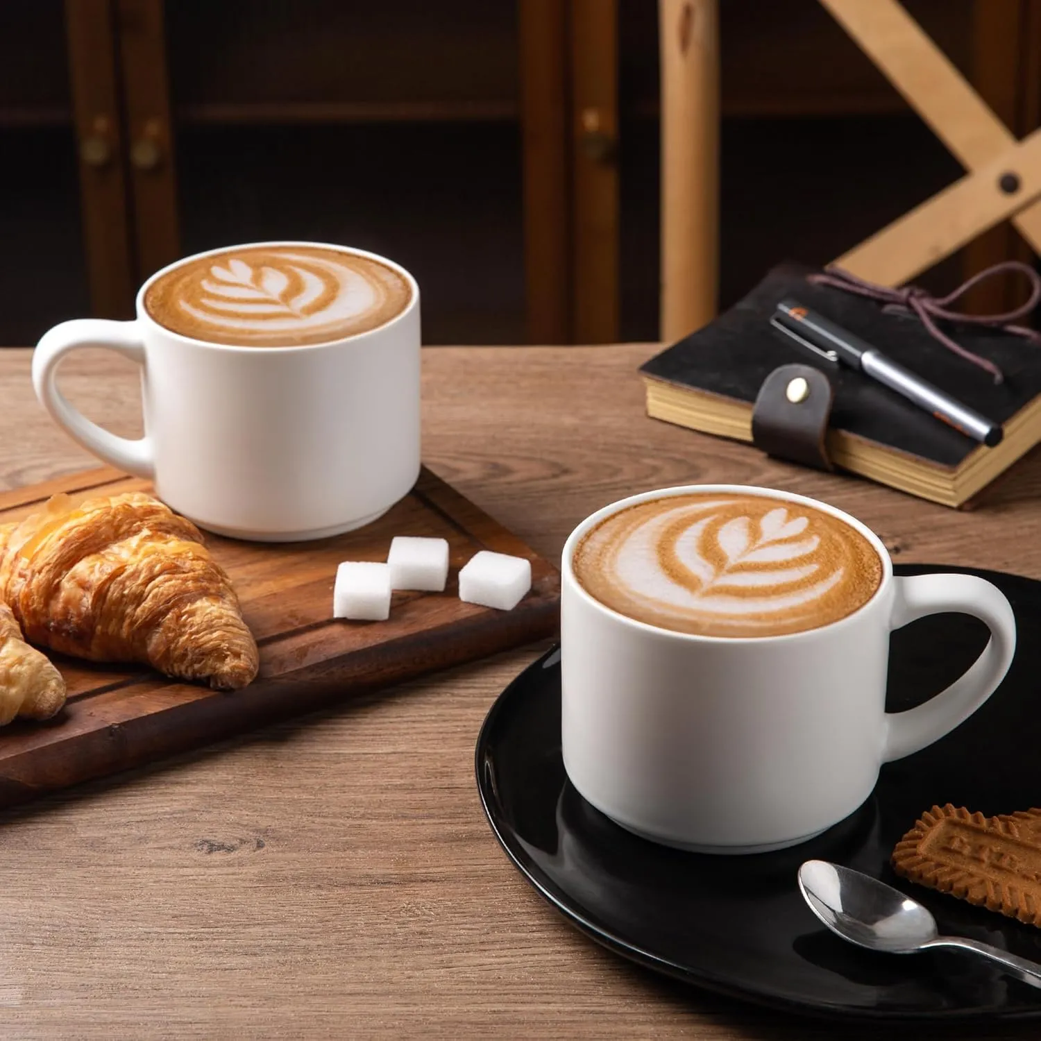 Stackable Ceramic Mugs