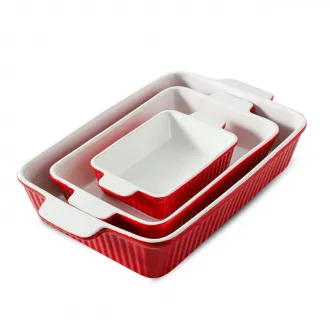 Ceramic Baking Dishes with Handle