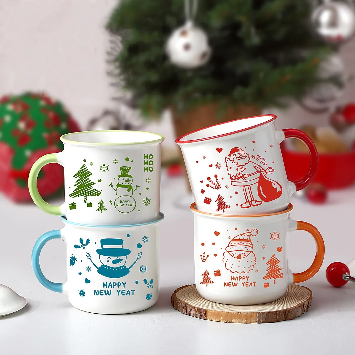 12 OZ Ceramic Christmas Mug