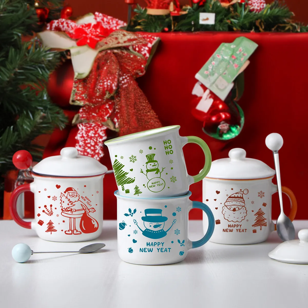 12 OZ Ceramic Christmas Mug