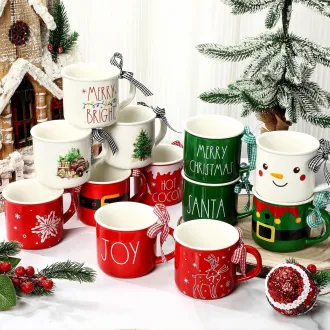 11 oz Christmas Coffee Mugs