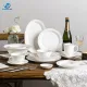 Creative Gold-Painted Ceramic Tableware Set with Logo: Elevate Your Brand with Custom Luxury